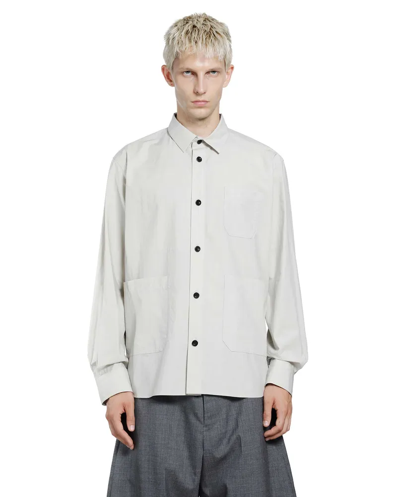 Sacai Cotton Typewriter Shirt Off-white