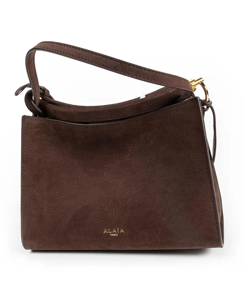 Alaïa Le Click Small Square bag Brown