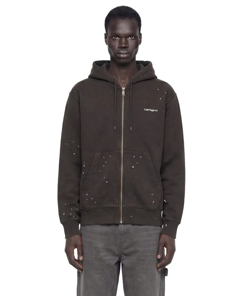 Carhartt WIP Hooded Painter Jacket Brown