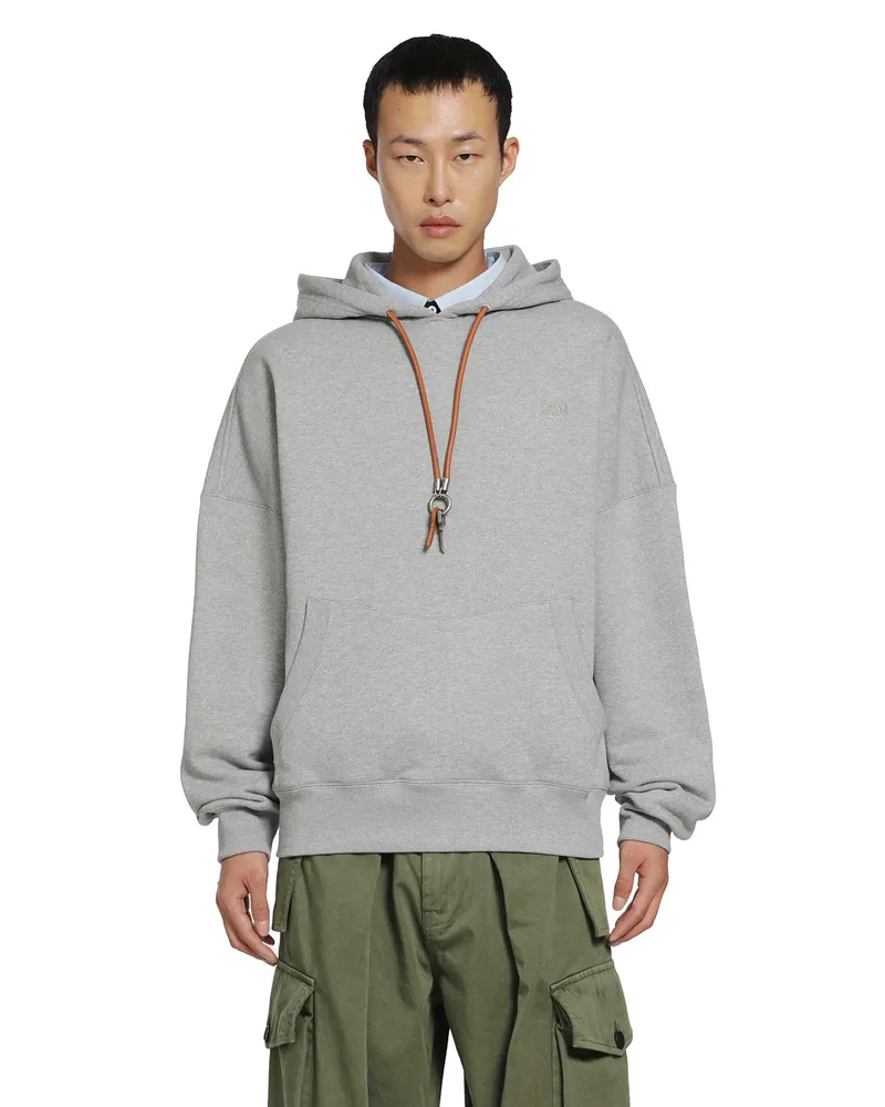 Loewe Hoodie in Cotton Grey