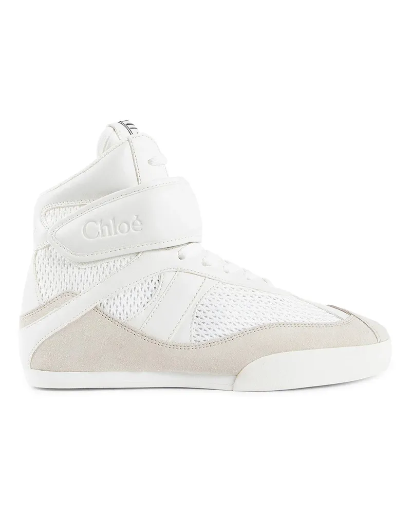 Chloé Kick High-Top Sneakers Off-white