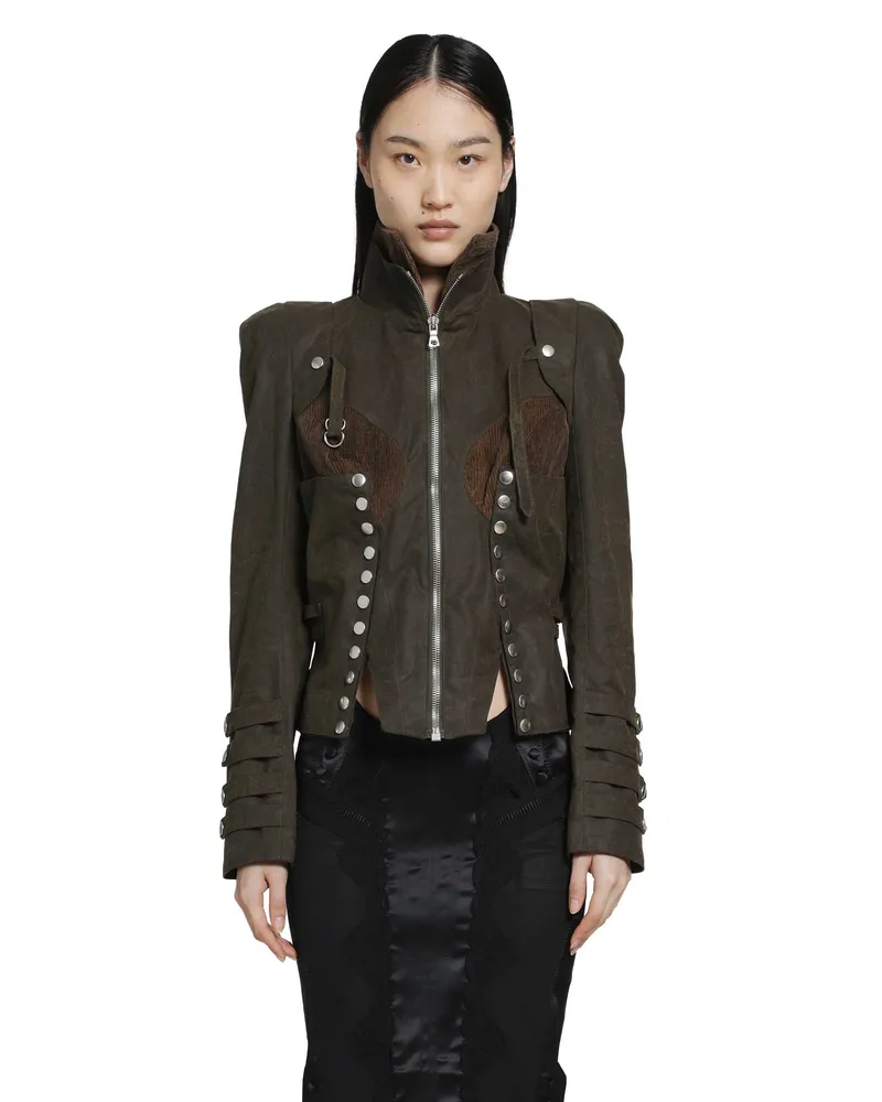 Dilara Findikoglu Dawn To Dusk Jacket Green