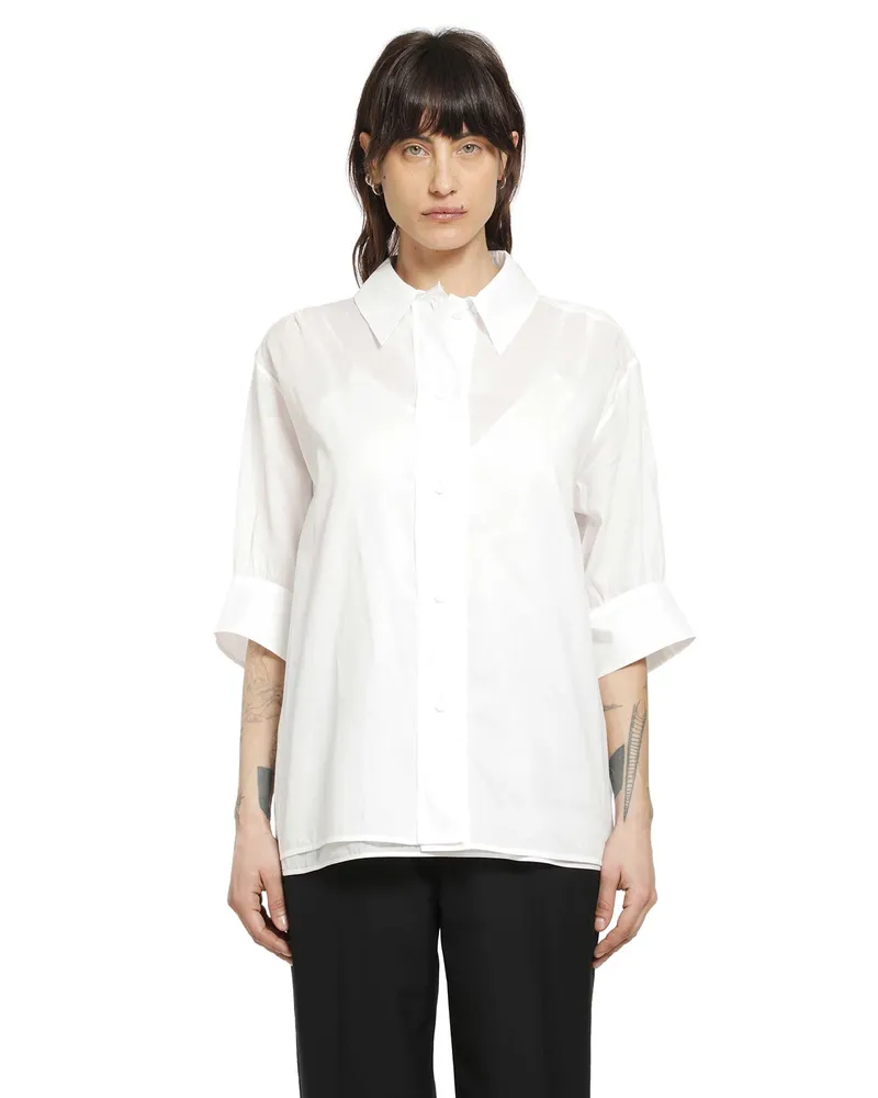 Jil Sander Cotton Muslin Shirt White