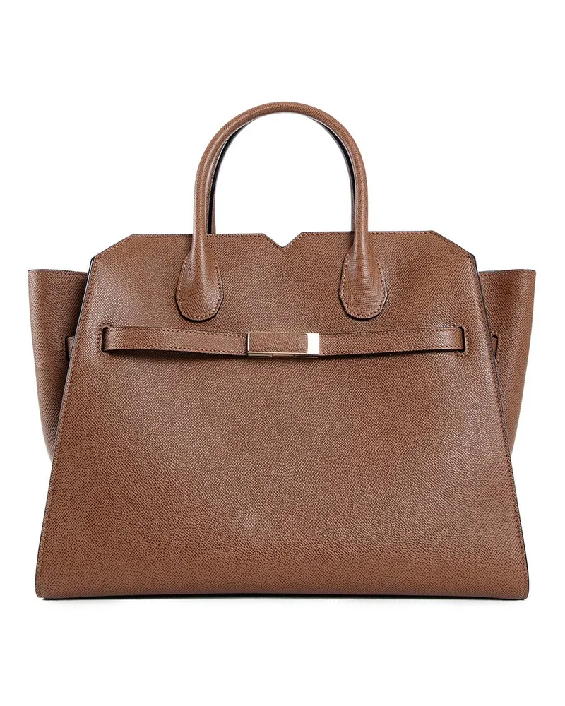 Valextra WOMAN BROWN TOP HANDLE BAGS Brown