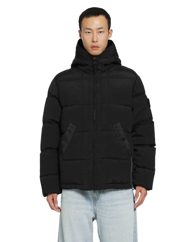 Stone Island 4100019 Nylon Metal Down Jacket Black