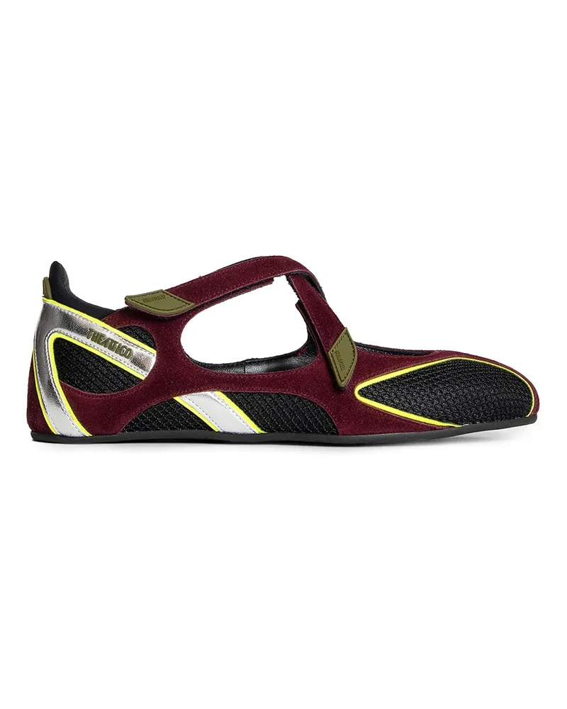 ATTICO Floor 001'' Ballerina Flats Purple