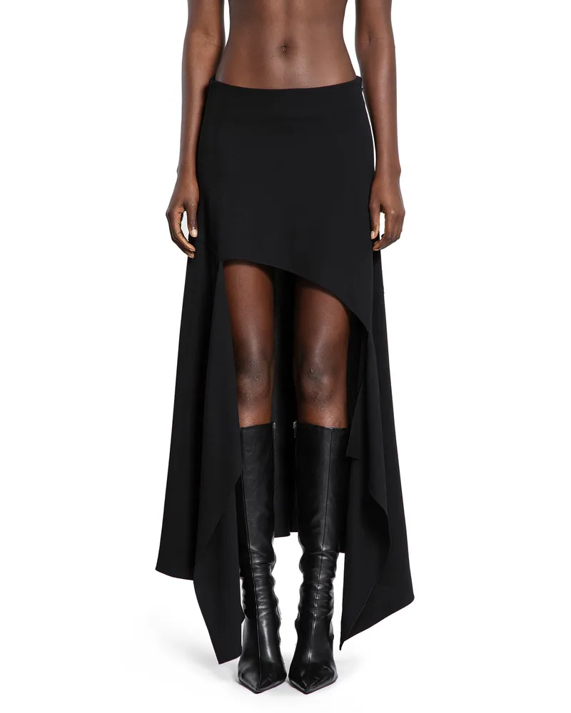 Thierry Mugler Gonna asimmetrica Black