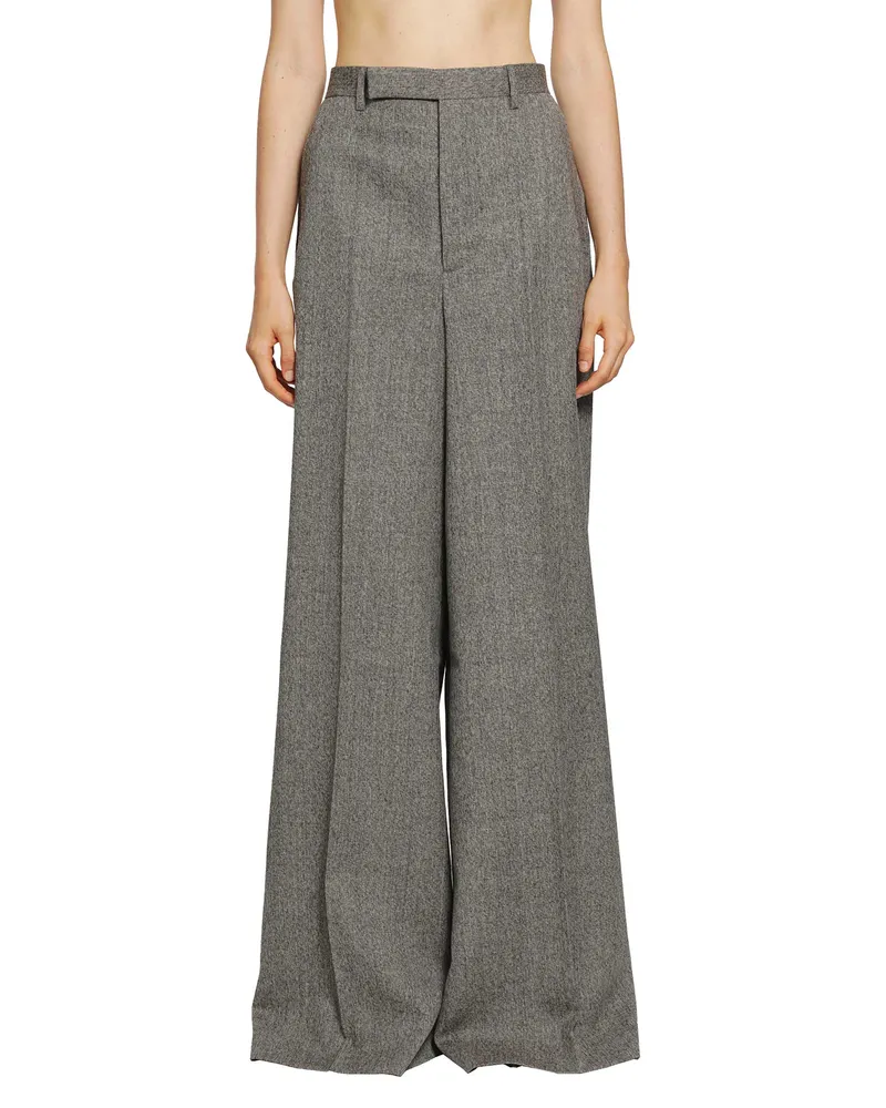 Rick Owens Tower Wide Tailored Pants Grey