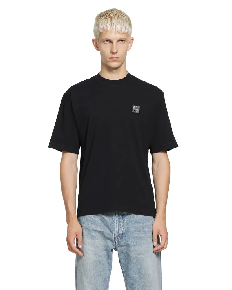 Stone Island 2100027 60/2 Cotton Jersey T-Shirt Black