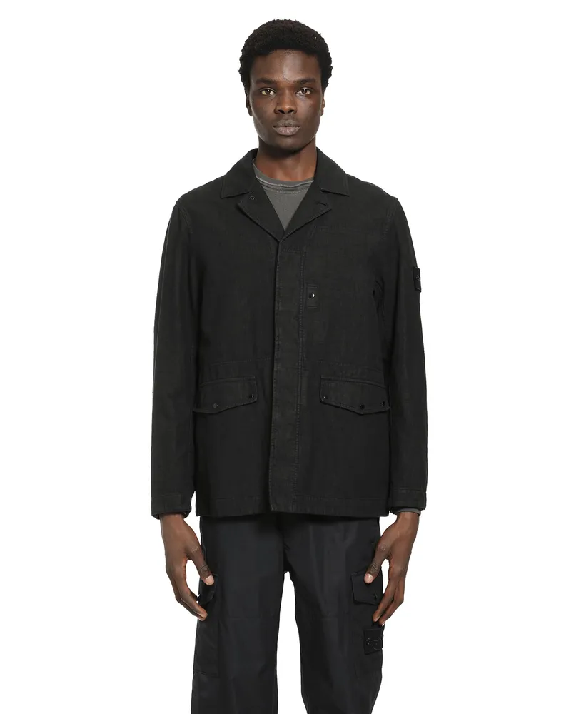 Stone Island A100007 Coach Jacket Black