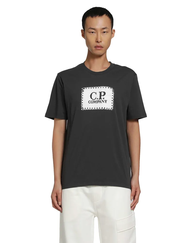 C.P. Company 30/1 Short Sleeve T-Shirt Black