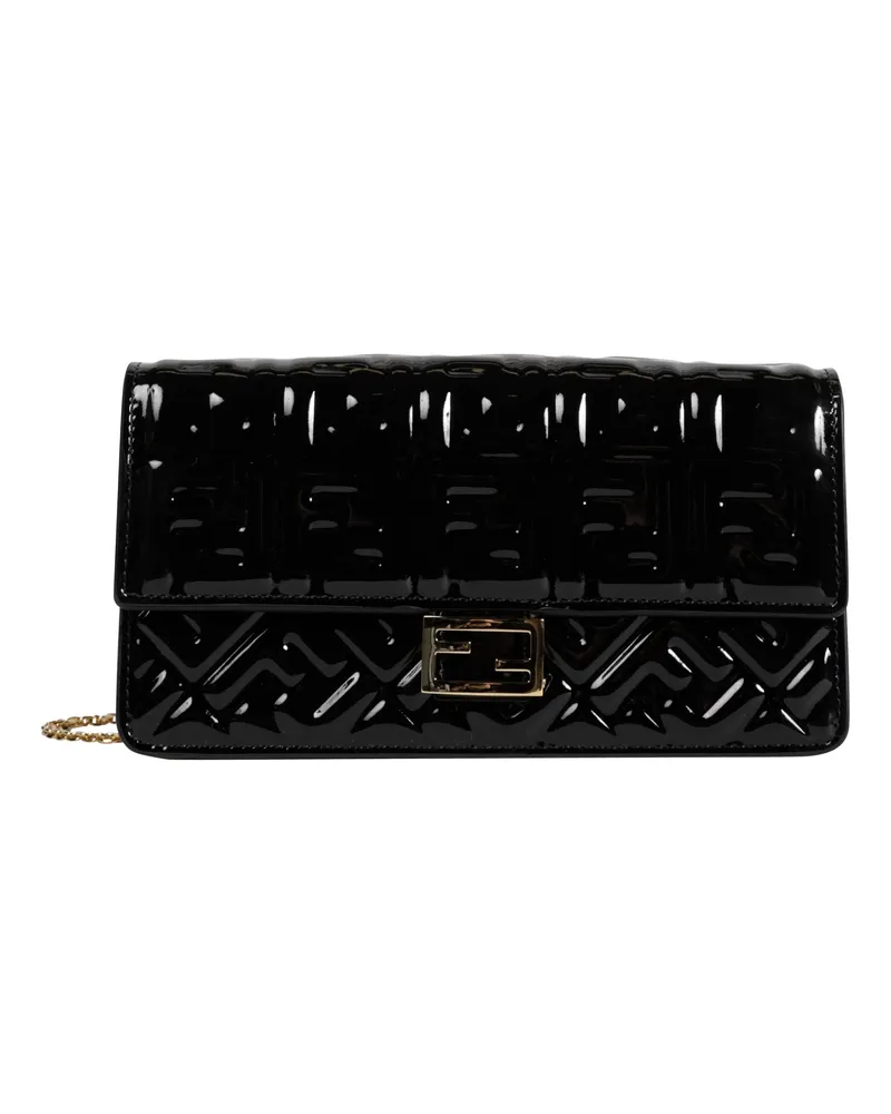 Fendi On Chain Baguette Wallet Black