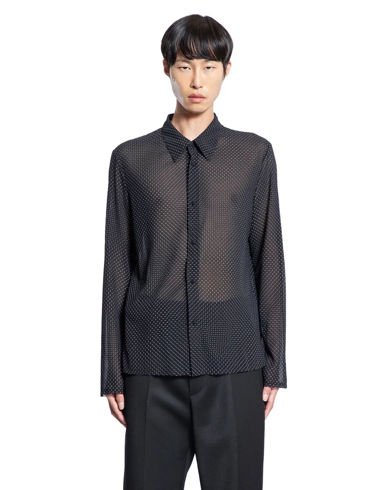 Maison Margiela Star Chiffon Shirt Black