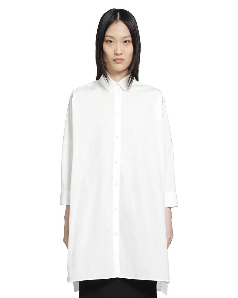 Jil Sander Lightweight Cotton Poplin Shirt White