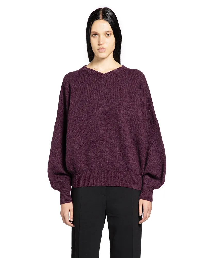 KHAITE Wolfe Sweater Purple
