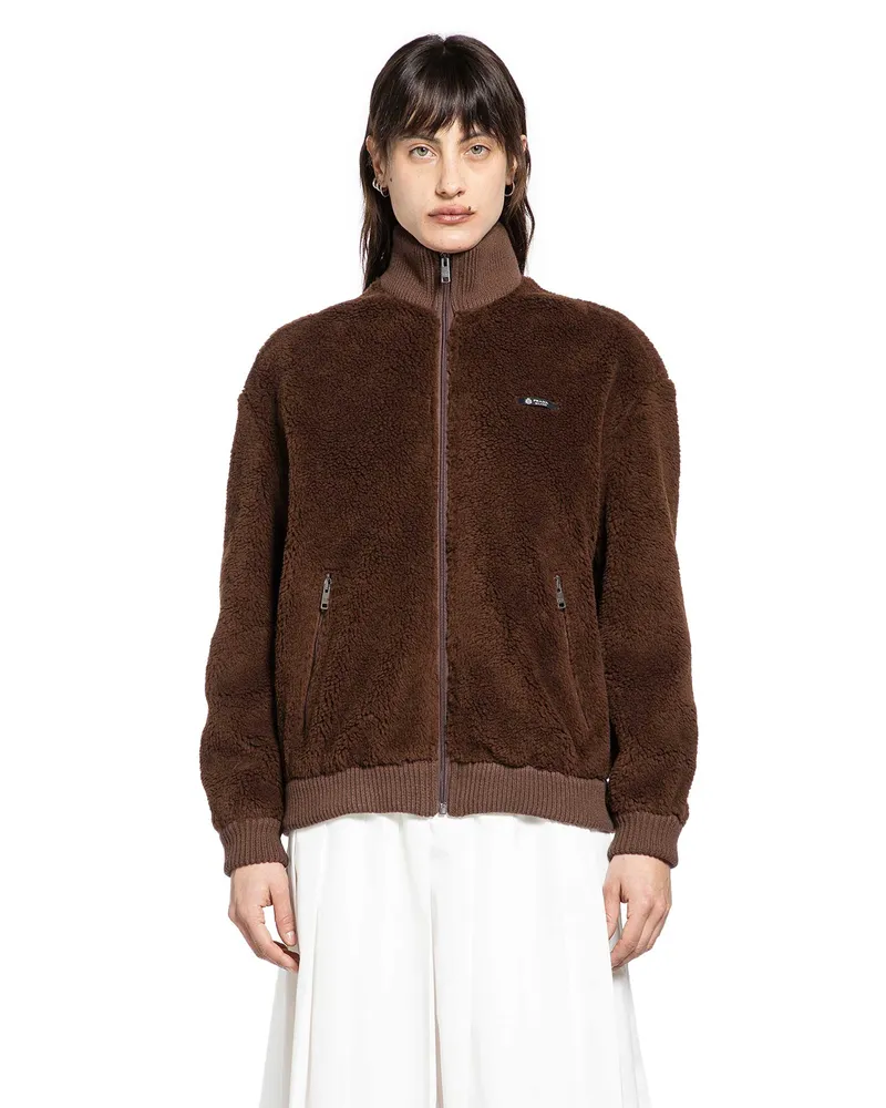 Prada Fleece Jacket Brown