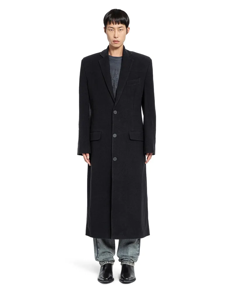 JORDANLUCA Claridges Coat Black