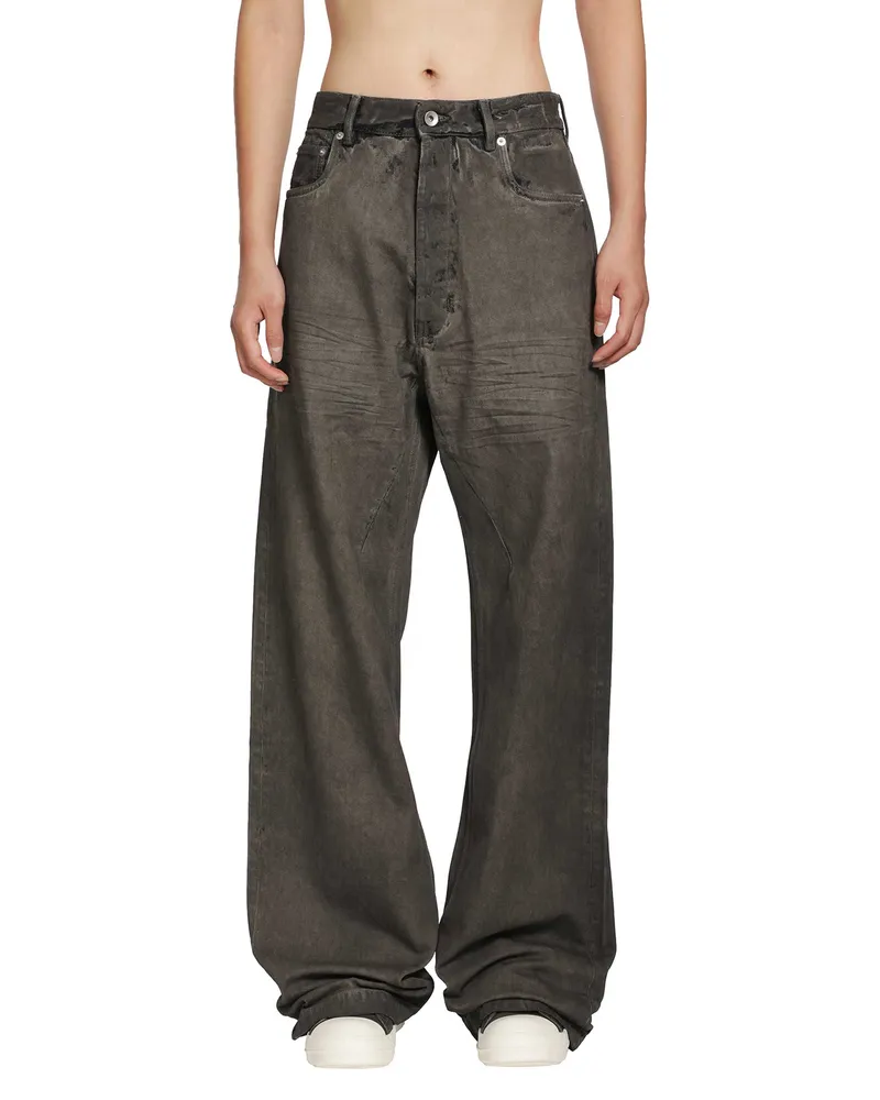 DRKSHDW by Rick Owens Tower Geth Jeans in 13oz Denim Grey