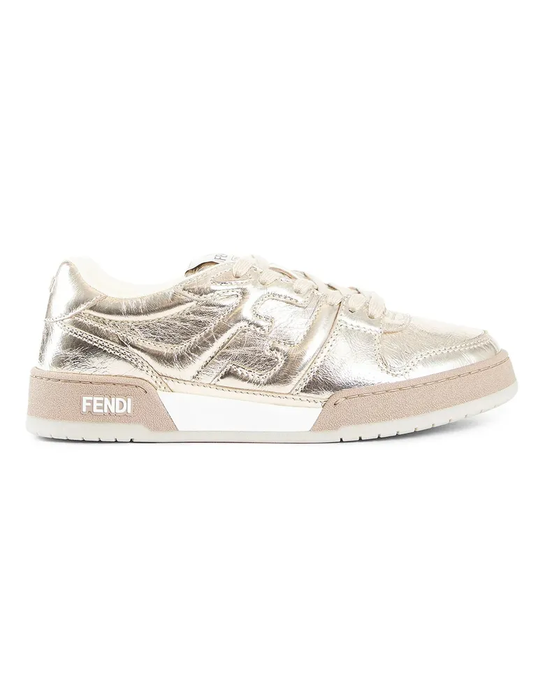Fendi Sneakers in nappa da abbinare Gold
