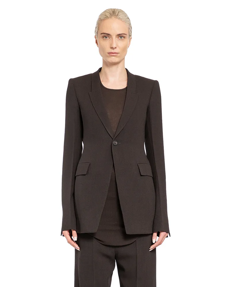 Rick Owens Blazer Morbido Estremo Porterville Grey