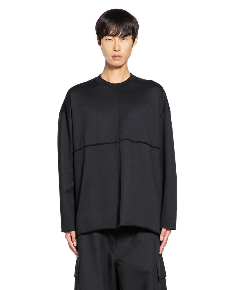 Comme des Garçons Sweatshirt in Cotton Black