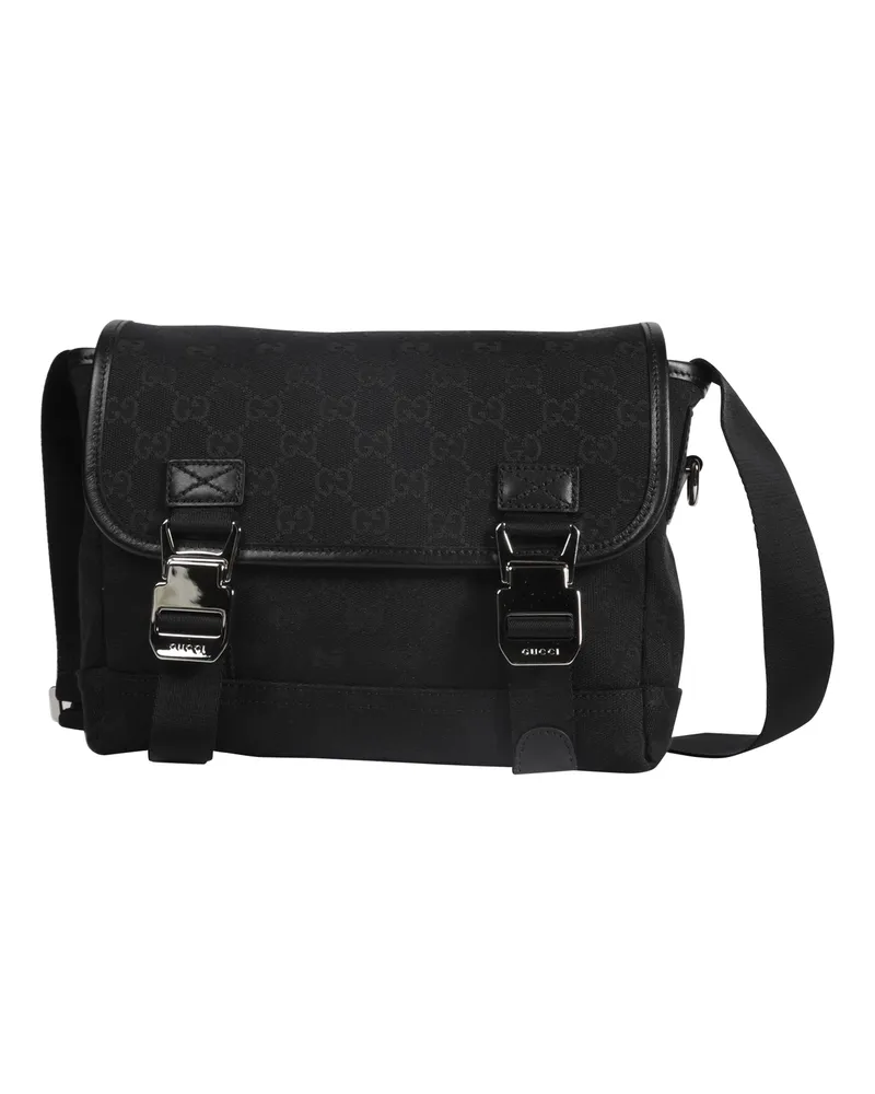Gucci GG Canvas Small Crossbody Bag Black