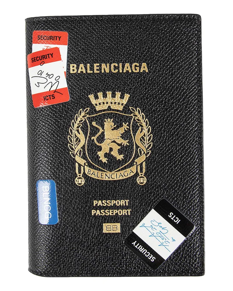 Balenciaga Passport Holder Black