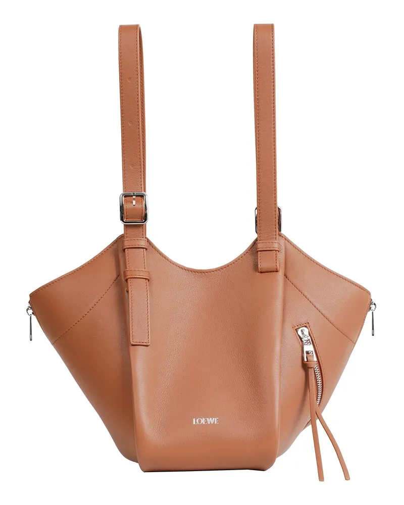 Loewe Hammock Flip Bag Brown