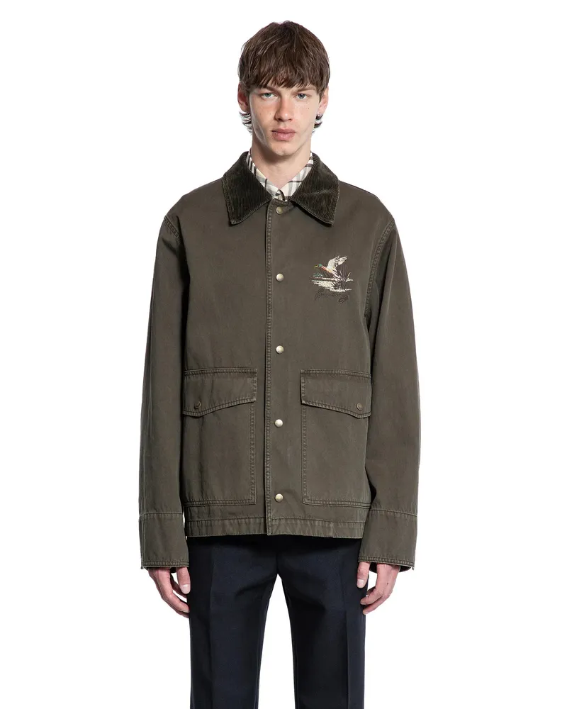 Burberry Cotton Field Jacket Brown