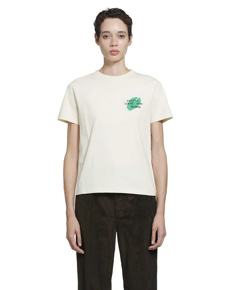 Loewe Cosima Von Bonin Regular Fit T-Shirt Beige