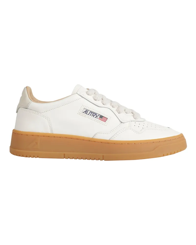 AUTRY Medalist Leather Sneakers White