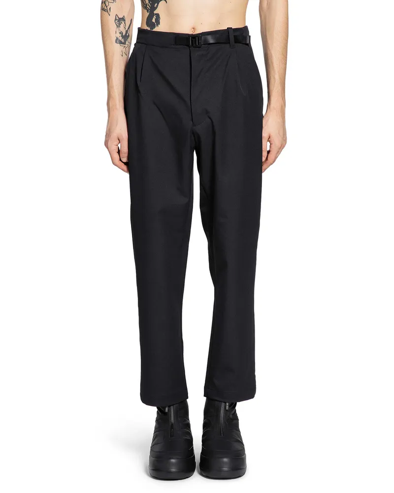 Goldwin One Tuck Tapered Stretch Pants Black
