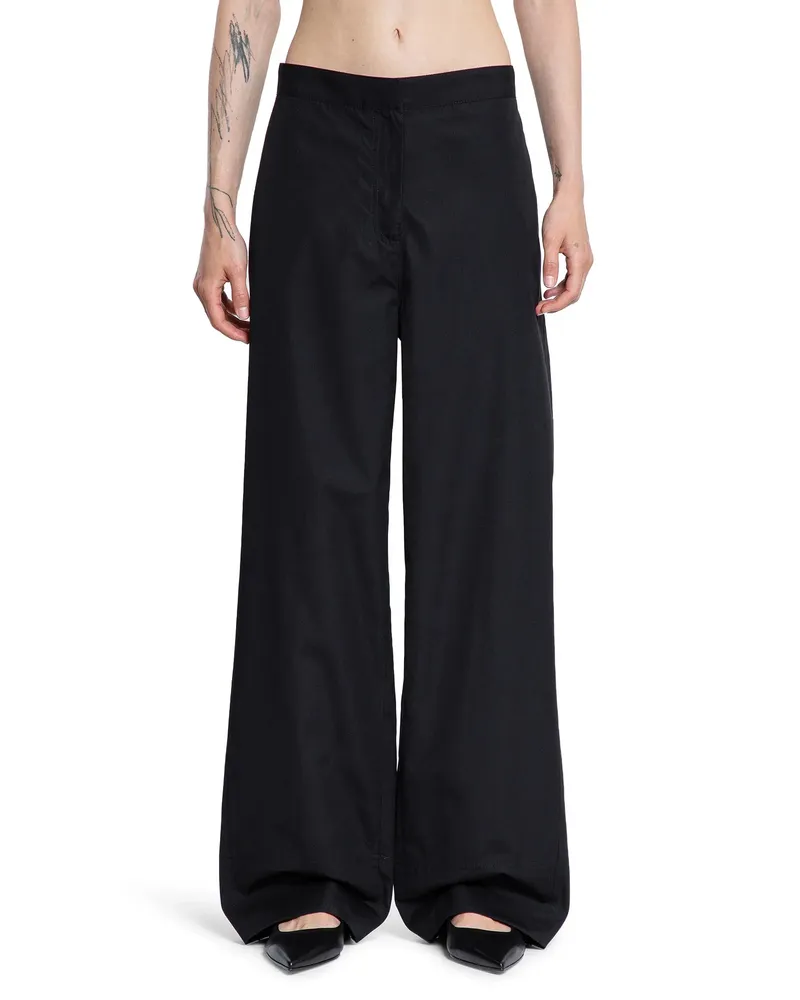 Totême Twisted Seam Trousers Black