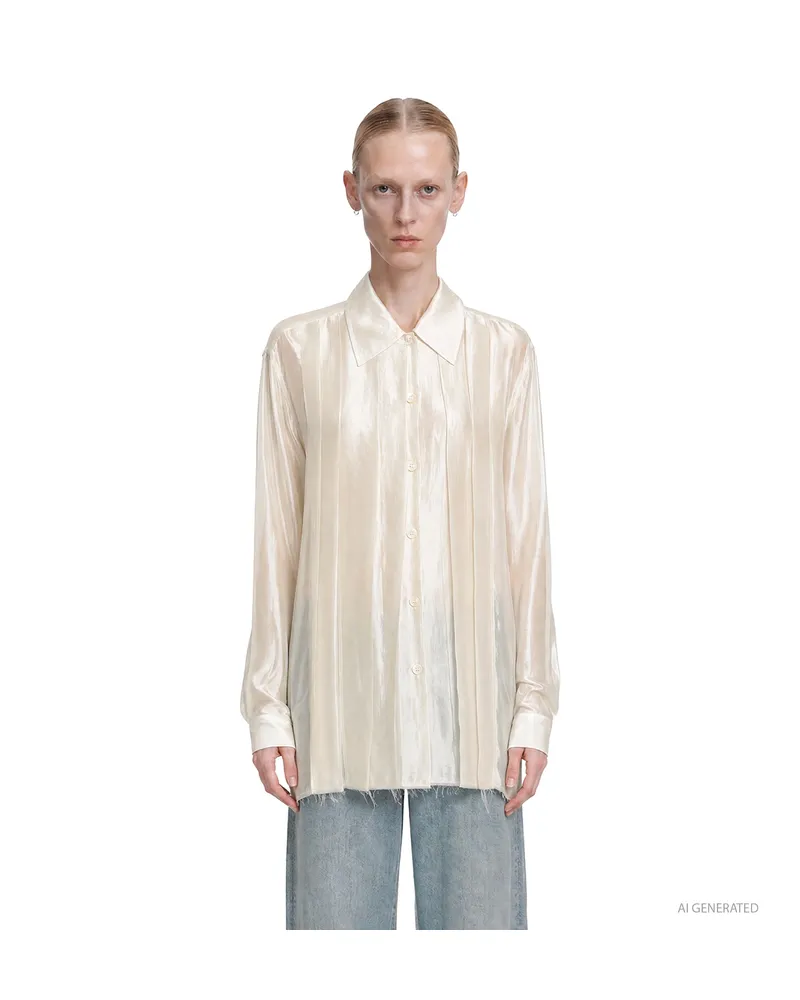 Our Legacy Tuxedo Every Shirt Beige
