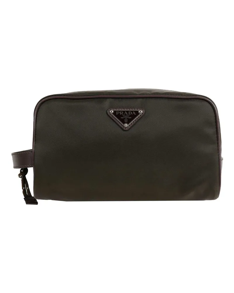 Prada Speedrock Re-Nylon Pouch Green