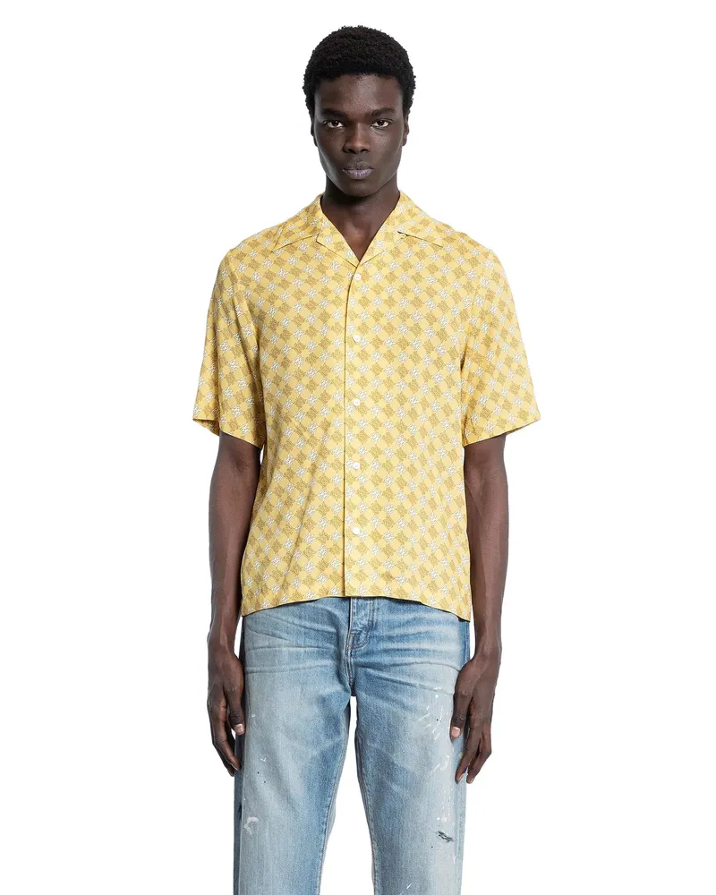 Amiri MAN YELLOW SHIRTS Yellow