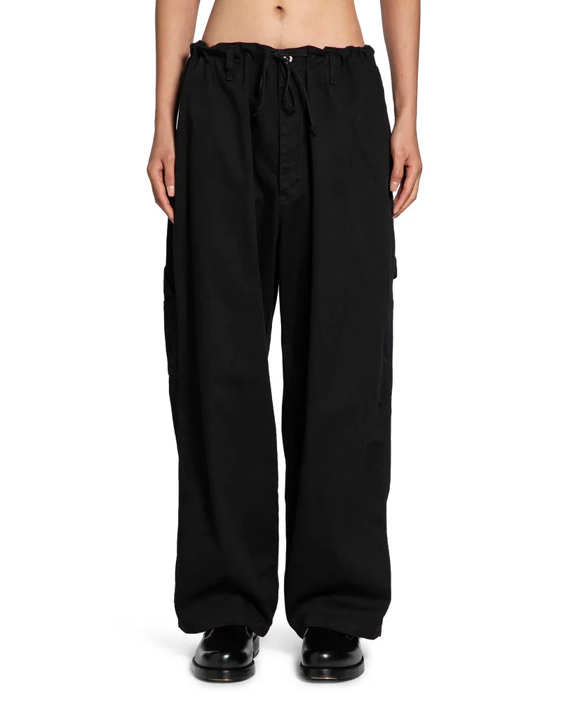 Yohji Yamamoto Herringbone 3st Painter Pants Black