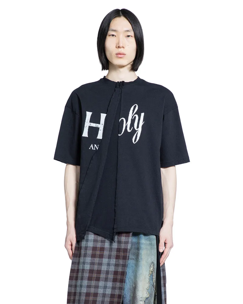 Ann Demeulemeester Hardon High-Comfort T-Shirt Black
