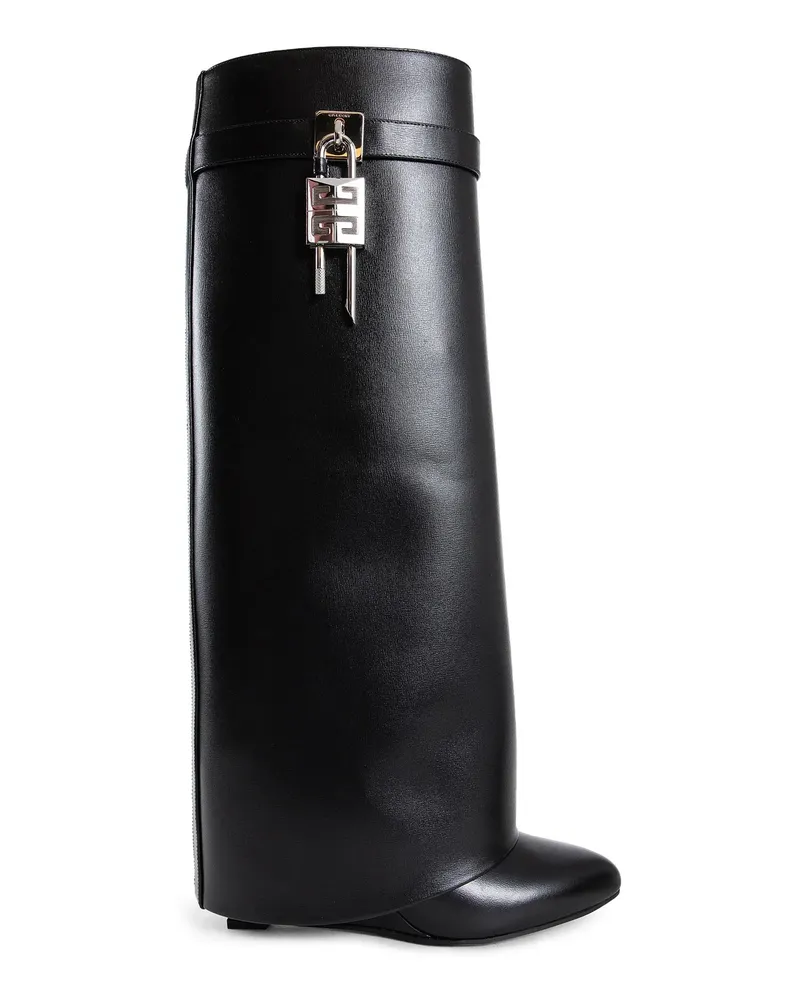 Givenchy Stivali con chiusura a squalo Black