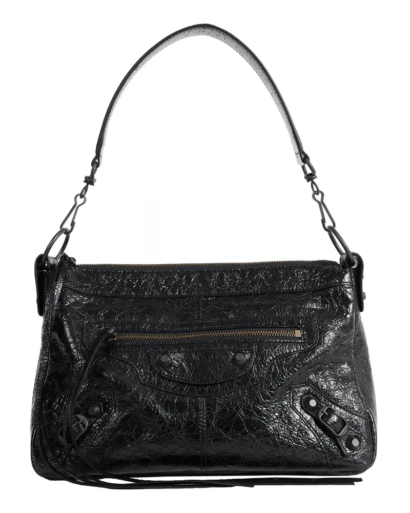 Balenciaga Le City Moto Small Bag Black