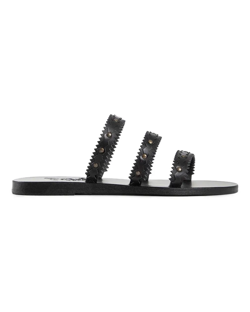 Ancient Greek Sandals Sandali Prostasia Black