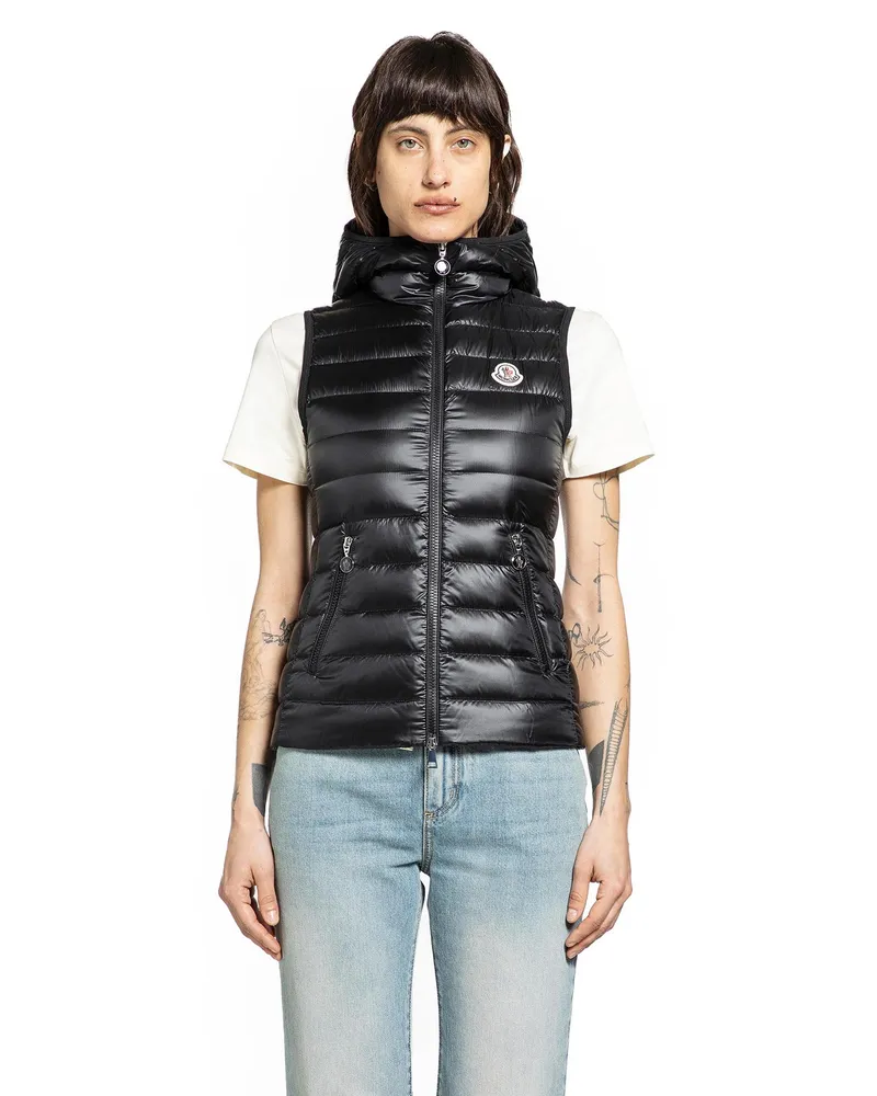 Moncler Glygosse Hooded Down Gilet Black
