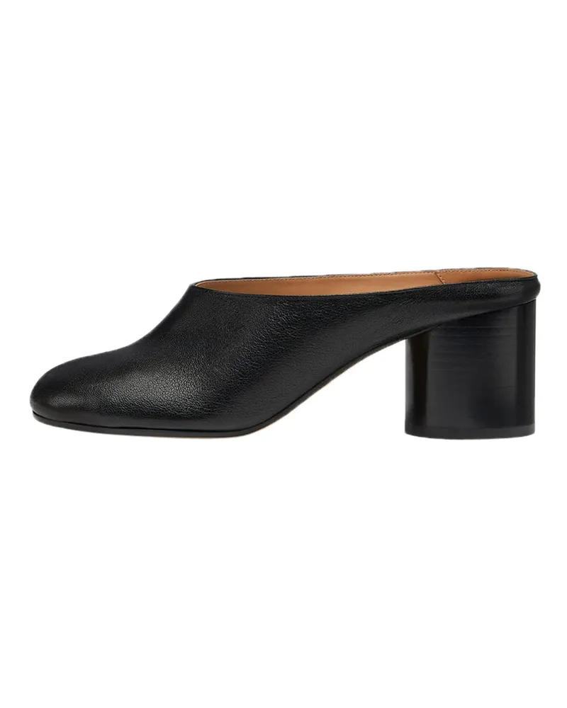 Maison Margiela Tabi Leather Mules Black