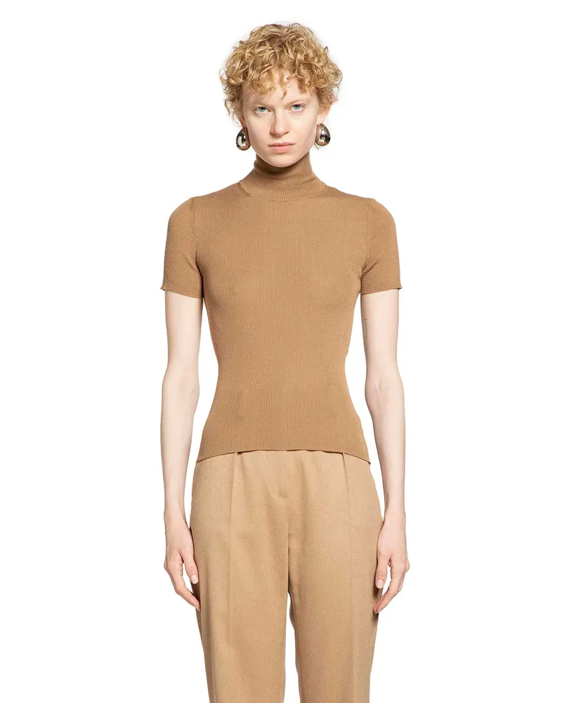 Max Mara WOMAN BEIGE TOPS Beige