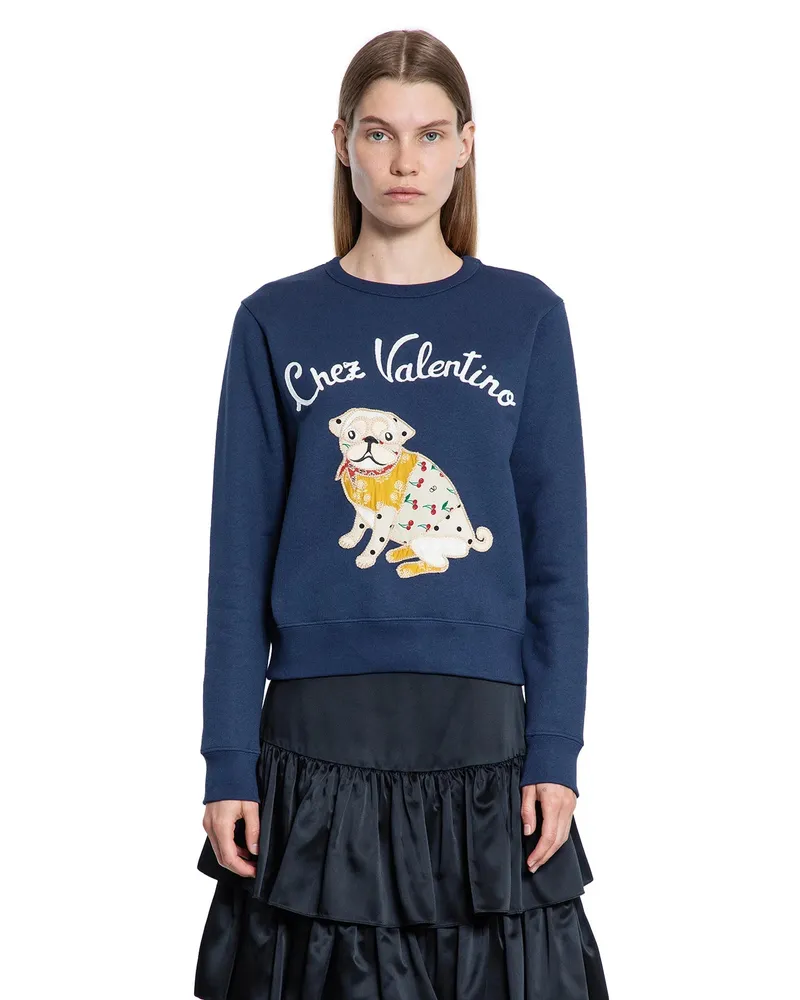 Valentino Garavani Chez  Sweatshirt Blue