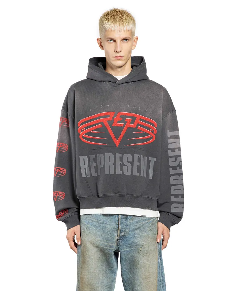 REPRESENT MAN BLACK KNITWEAR Black