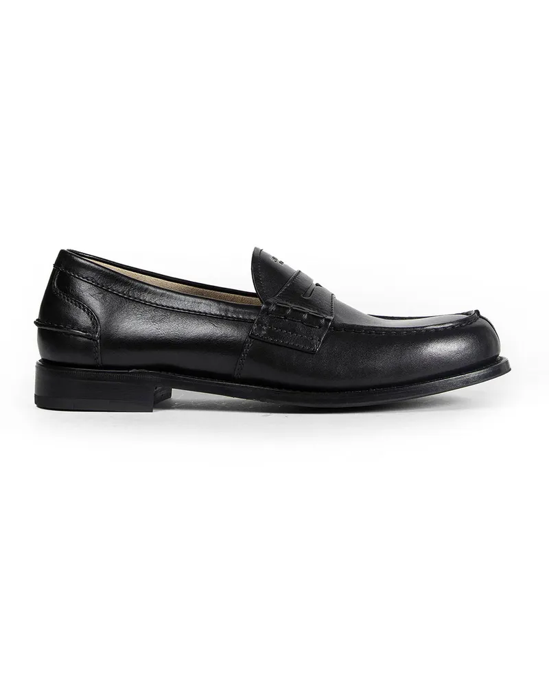 Prada Leather Loafers Black