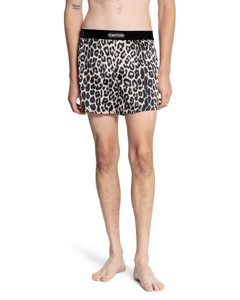Tom Ford Silk Boxer Briefs Off-white