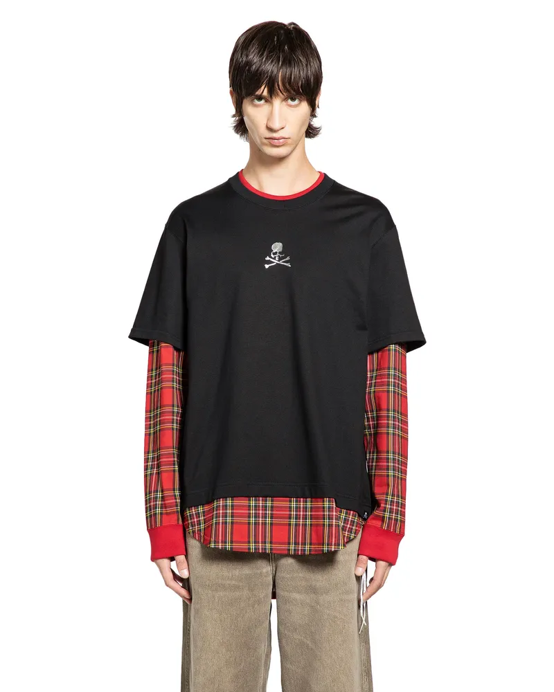 Mastermind World Layered Skull T-Shirt Black