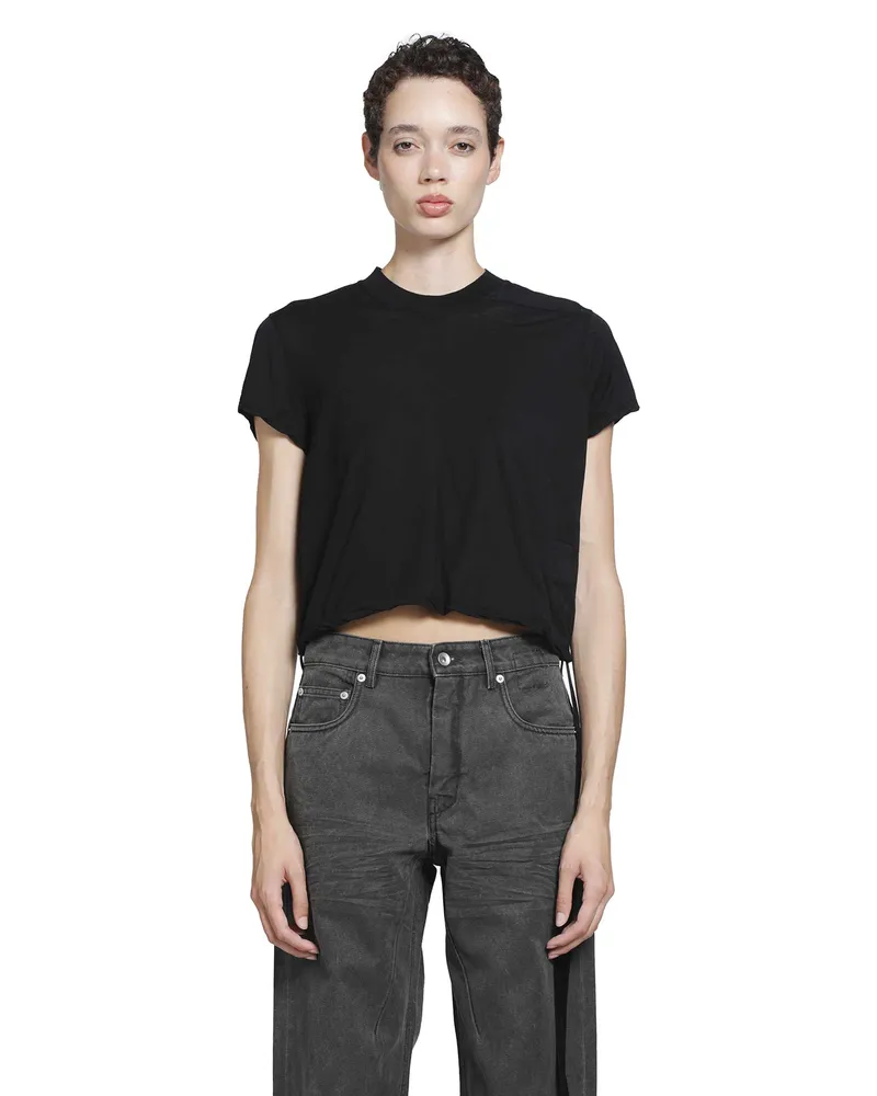 DRKSHDW by Rick Owens Tower Cropped Small Level T Black